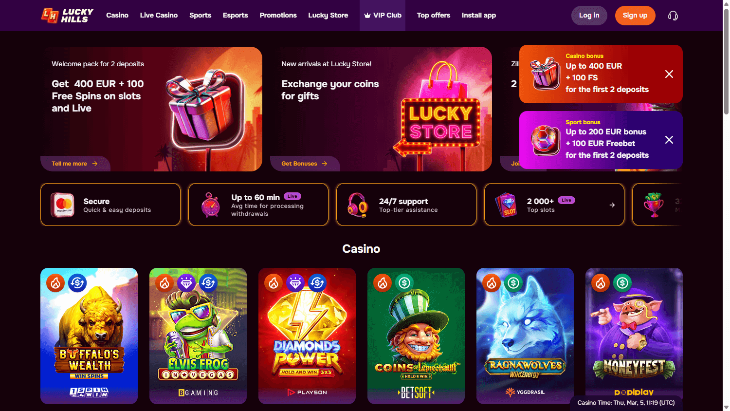 Is Lucky Hills Casino Legit And Safe To Play