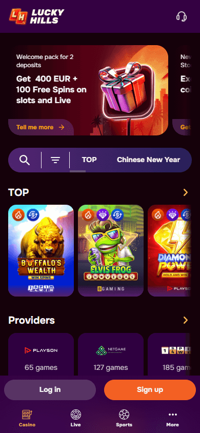Secure Lucky Hills Online Casino Login